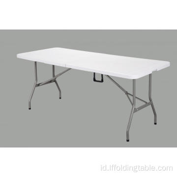 6FT Rectangle Folding Table Powder Coated Tube